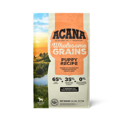 ACANA Wholesome Grains Puppy Recipe Front 22 Wholesome Grains, Puppy Recipe
